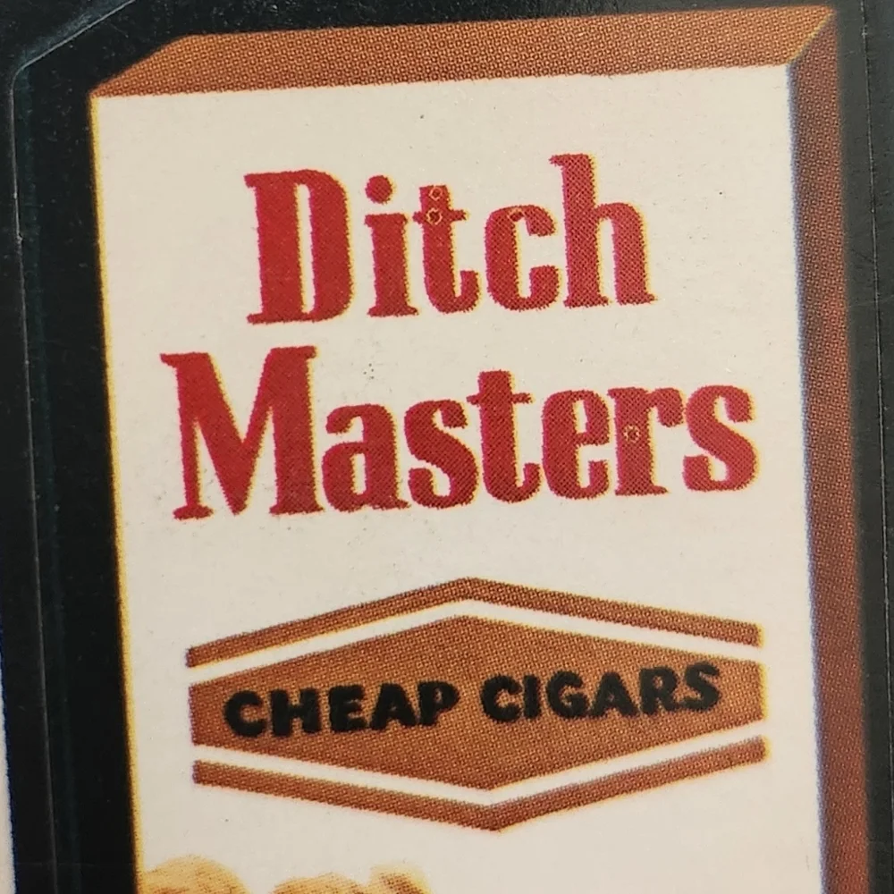 🚬Vintage 1973 Wacky Packages Sticker - Ditch Masters (Series 3 Topps) trading🚬